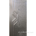 Placa de porta de metal estampada com design clássico
